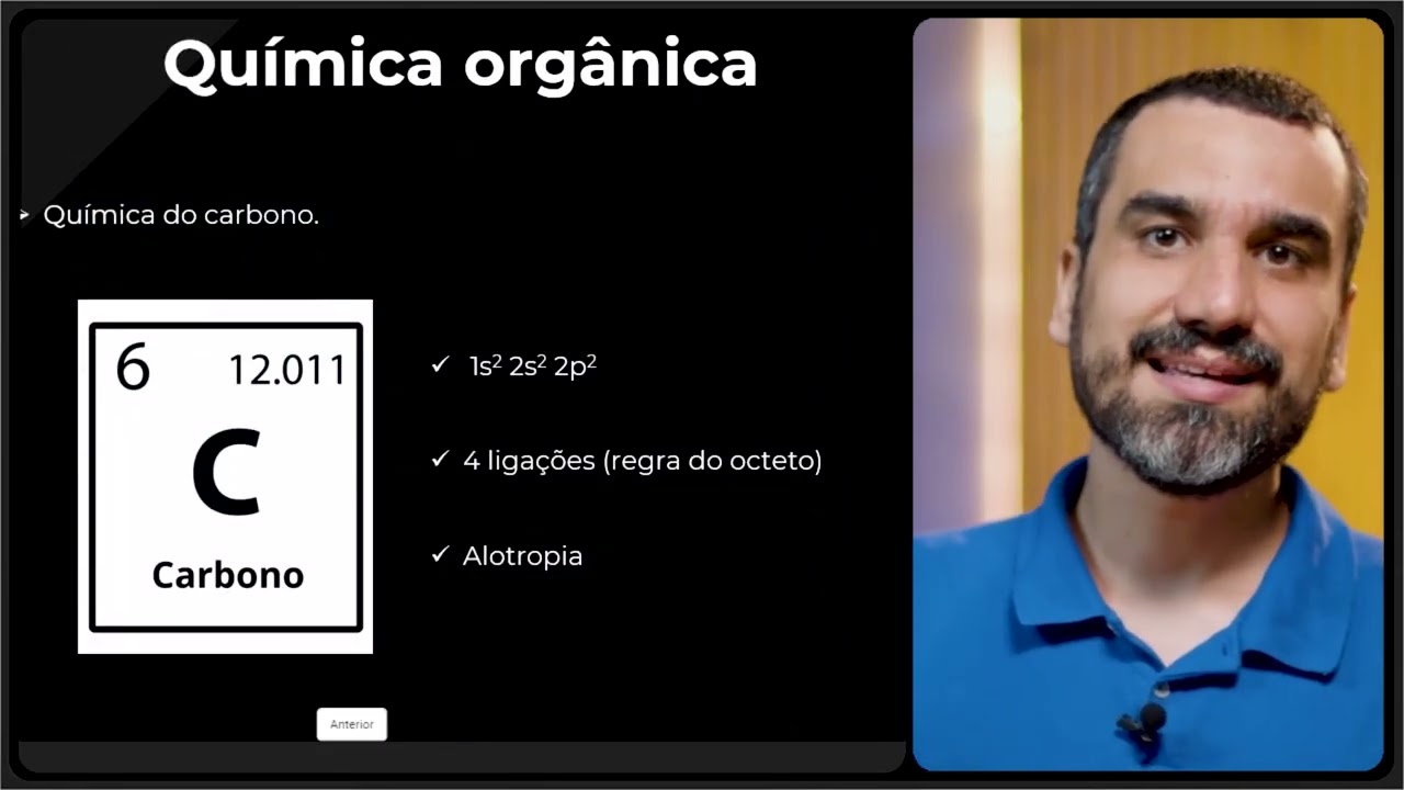 VERSATILIDADE DO CARBONO E SEU PAPEL NA BIOQUÍMICA