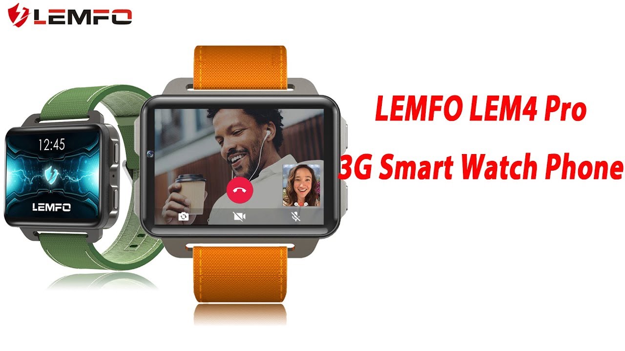 LEMFO LEM4 Pro 3G Smart Watch Phone Hands-on Review