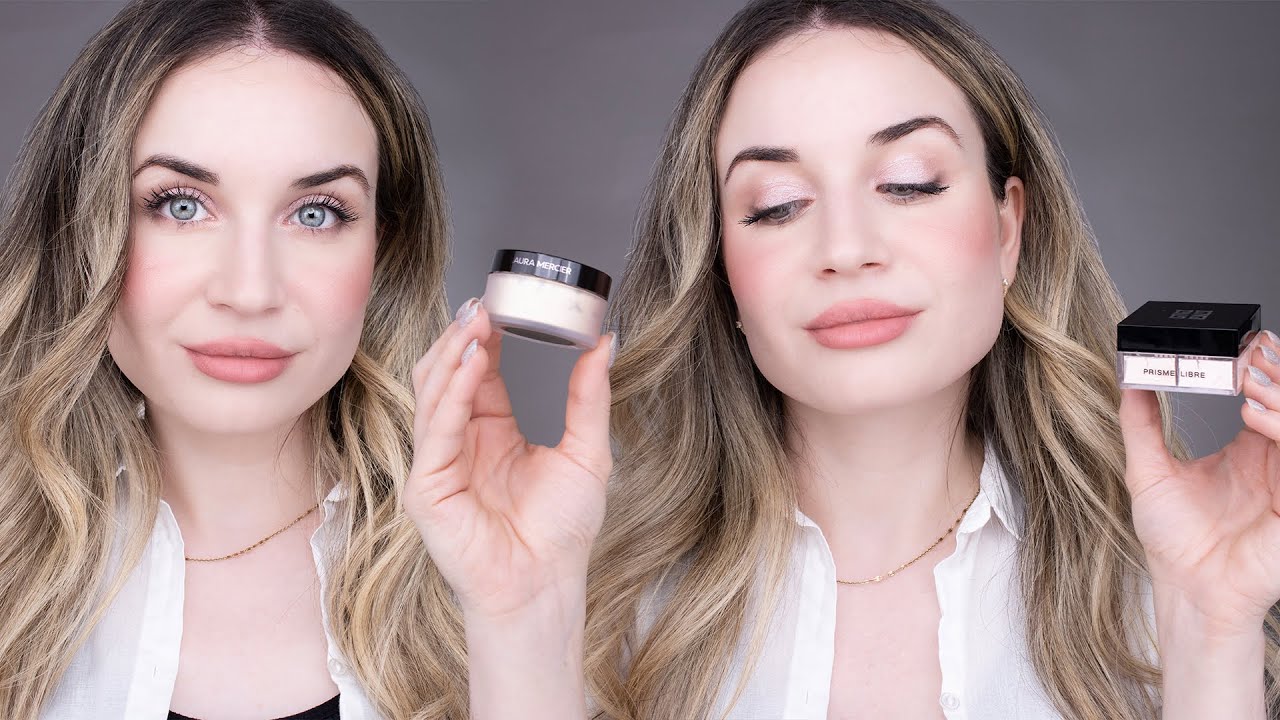 GIVENCHY Prisme Libre vs LAURA MERCIER Translucent | Setting Loose Powder | Makeup Review