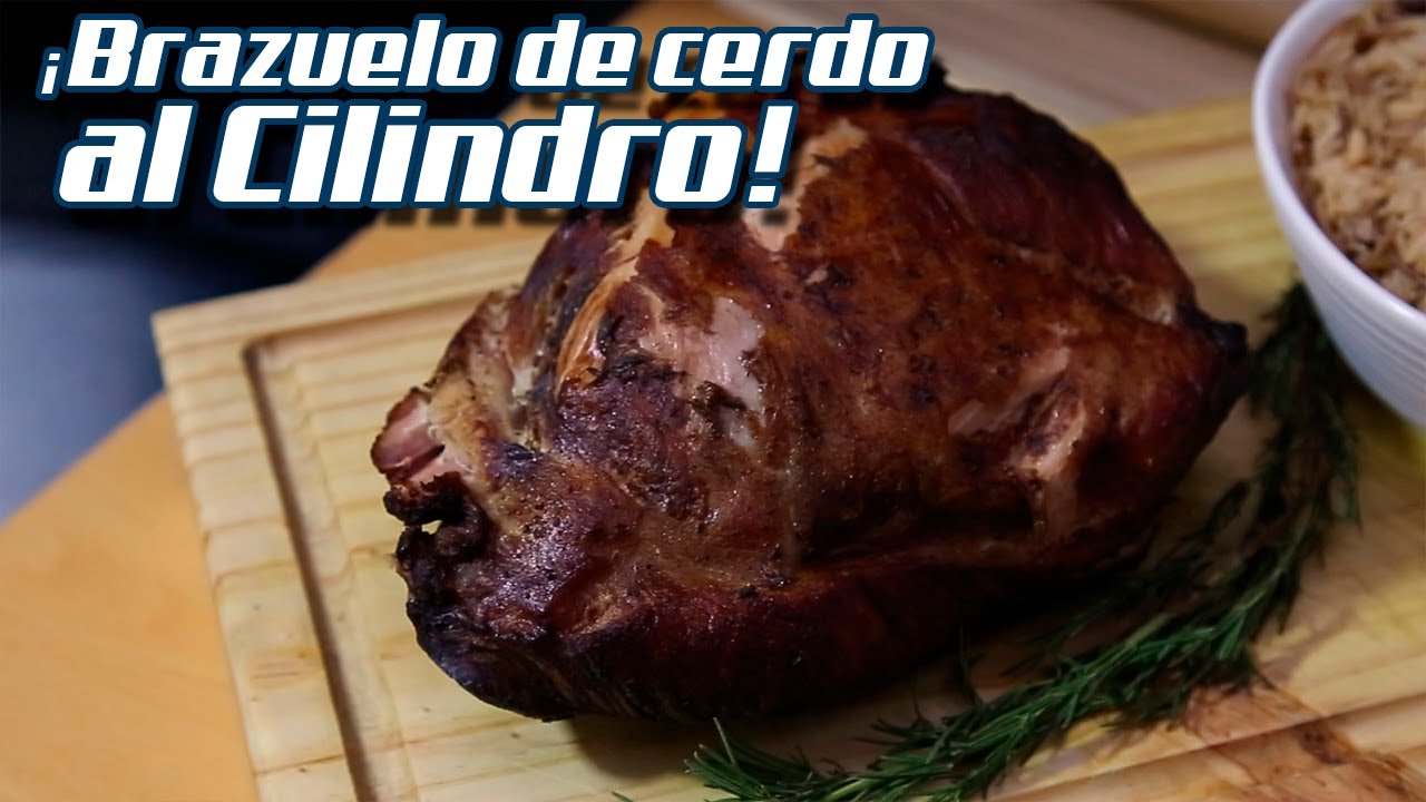 🍖🍗 BRAZUELO de CERDO al CILINDRO 🐽🔥