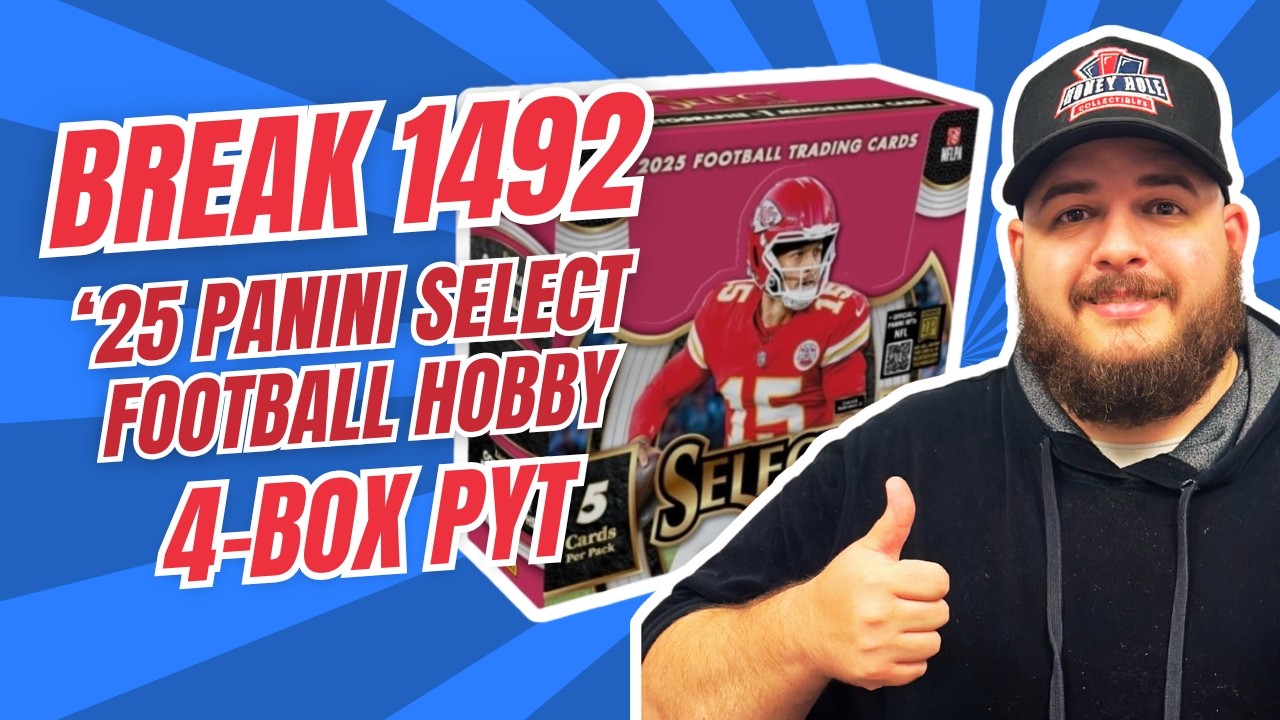 2025 Panini Select Football Hobby - 4-Box PYT Break #1492