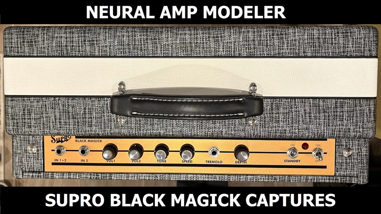 Neural Amp Modeler - Supro Black Magick and Single Coil Guitars