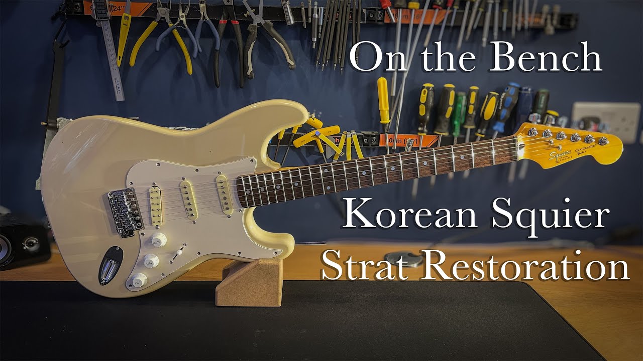On the Bench: Korean Squier Stratocaster restoration