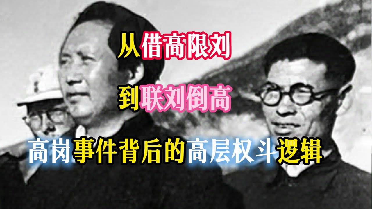 从借高限刘到联刘倒高：高岗事件背后的高层权斗逻辑#毛泽东 #高岗 #林彪 #刘少奇 #周恩来 #邓小平 #陈云 #饶漱石 #彭德怀