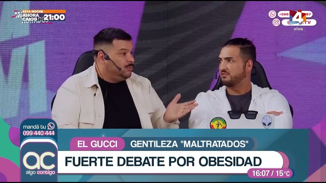 Algo Contigo - El Gucci y un fuerte debate por obesidad