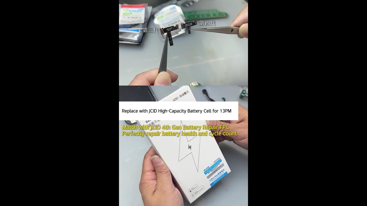 Power Up Your iPhone 13 Pro Max with JCID High-Capacity Battery Cell #jcid #iphonebattery