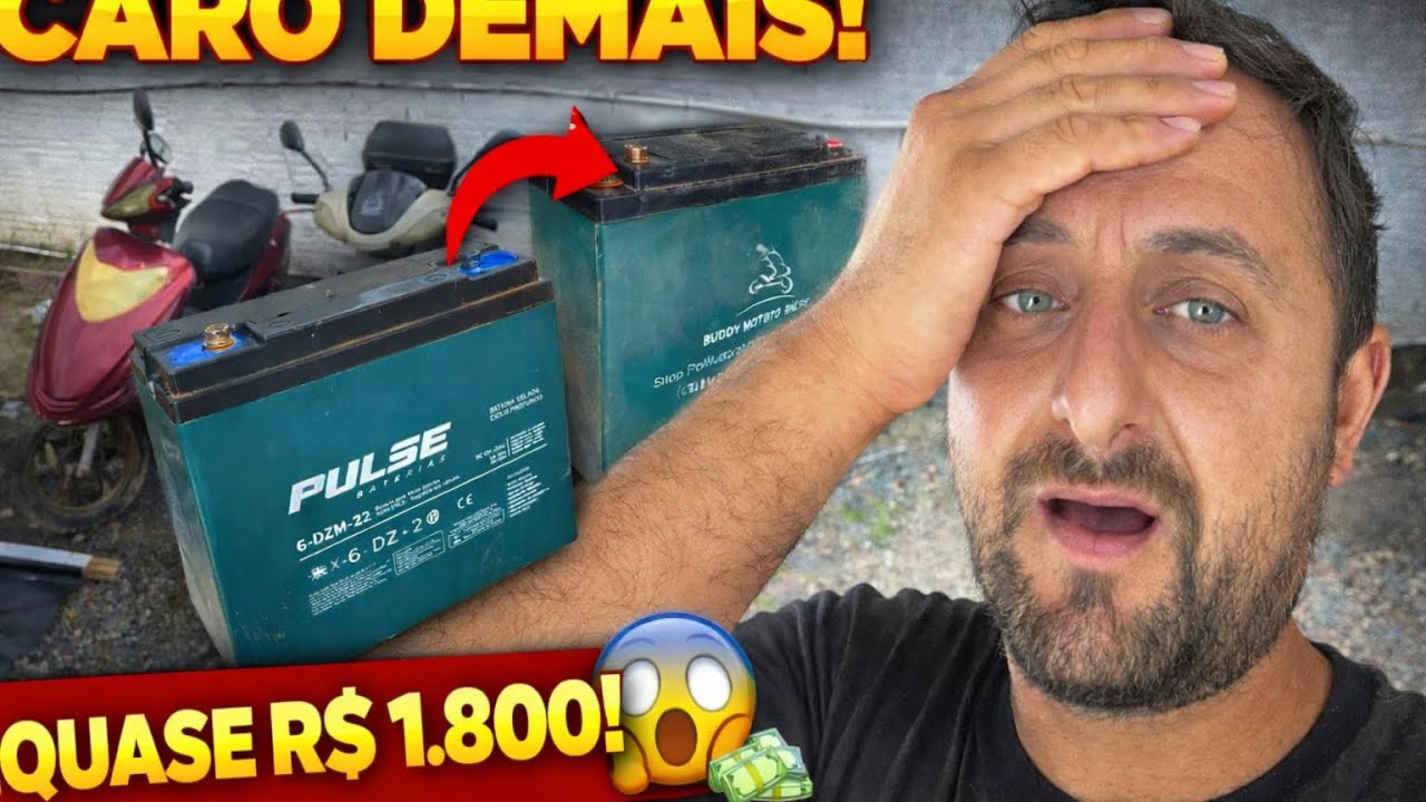 QUASE CAI PRA TRÁS COM O PREÇO DESSAS BATERIAS 