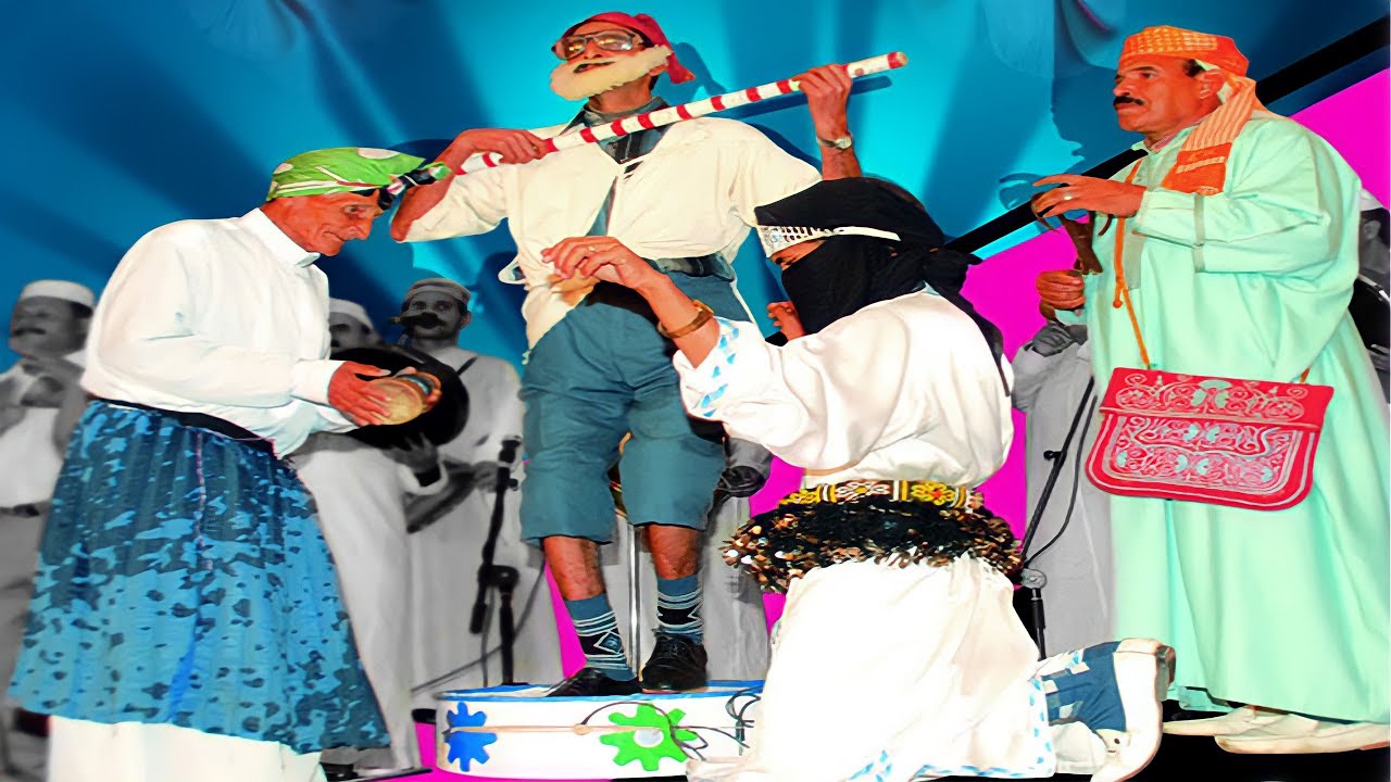 folklore marocain chaabi - Oulad Hmer -  فكاهة وفرجة مع فرقة ولاد احمر- فن الغيطة