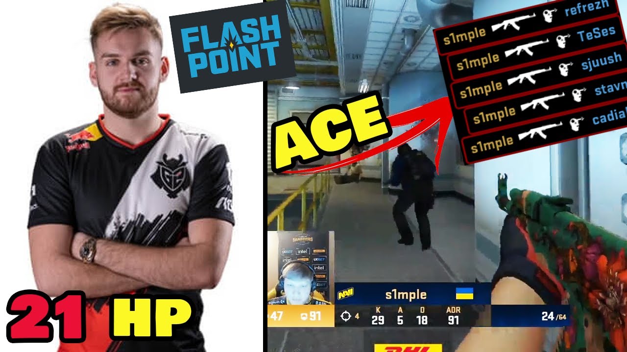 S1MPLE ACE AGAINST HEROIC!, NIKO INSANE CLUTCH WITH 21 HP AND MORE - TWITCH CLIPS CSGO #58