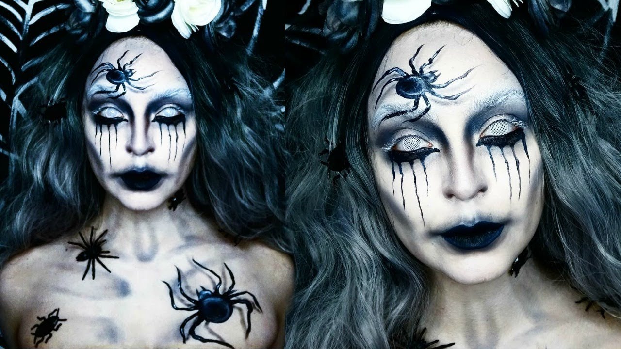 Ghost Bride Halloween Makeup