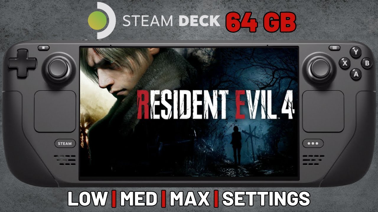 Resident Evil 4 Remake Steam Deck (64GB) Gameplay | Low, Med & Max Settings Tested