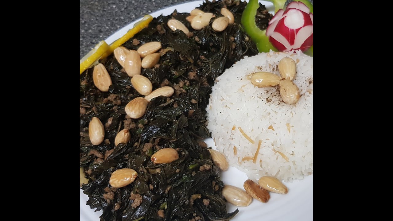 طريقة الملوخية اليابسة بالحمة ولااا أطيب
