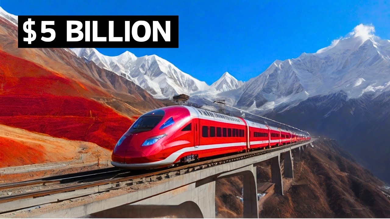 China Is Building A $5 BILLION Railway Tunnel Across the Himalayas!