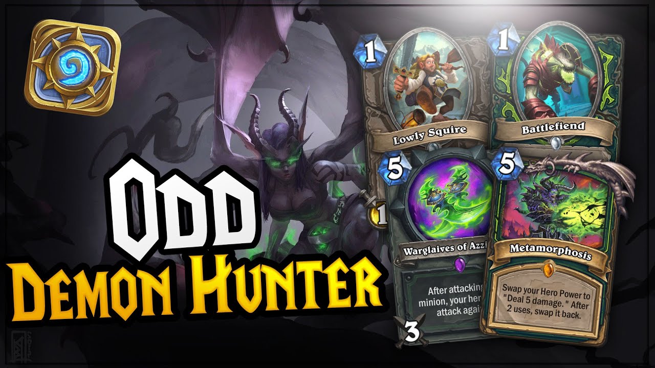Odd Demon Hunter is OP | Ashes of Outland | Wild Hearthstone Top Decks
