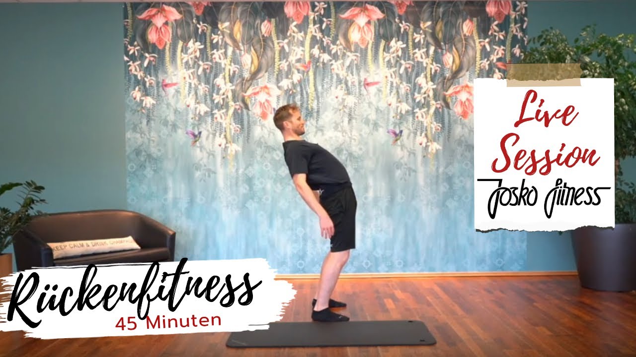45 Minuten Rückenfitness mit Stefan LIVE @ JOSKO FITNESS #Rückentraining #gesunderrücken #fitness
