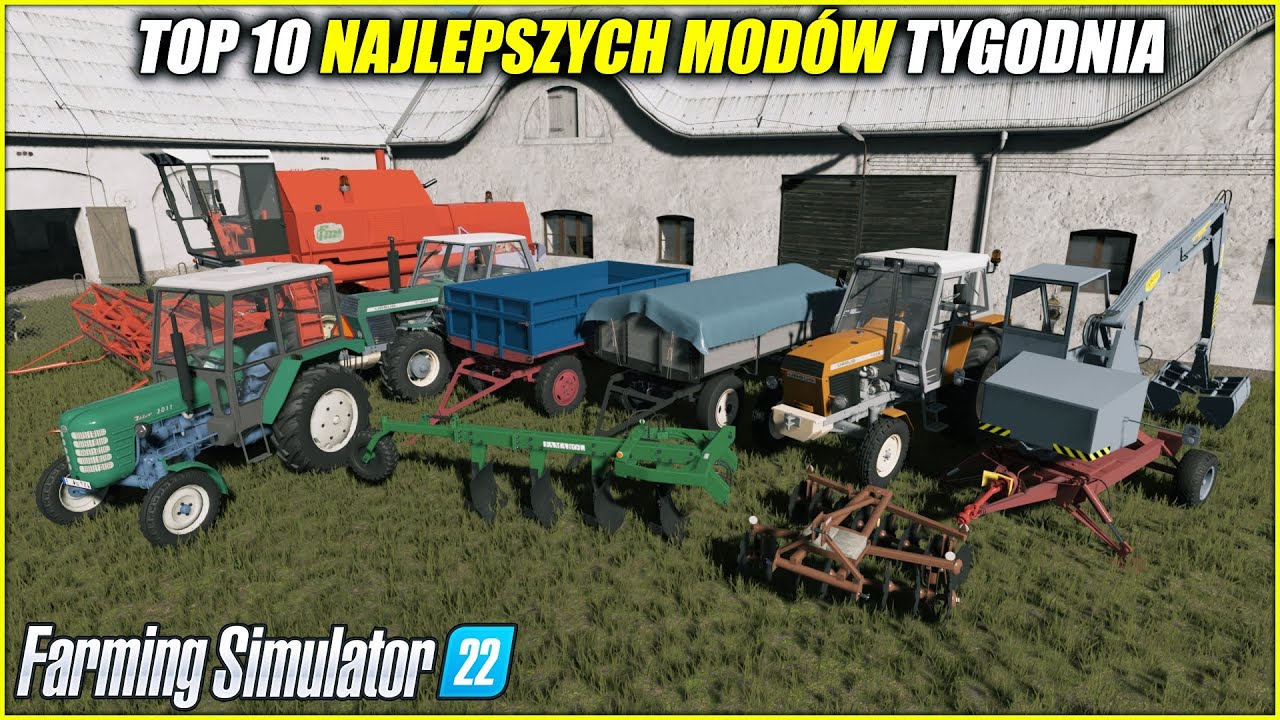 10 NAJLEPSZYCH POLSKICH MODÓW ⭐ FS 22  *Zetor 3011 Major, Paczka Ursusów, Autosan D44, Bizon Z058*