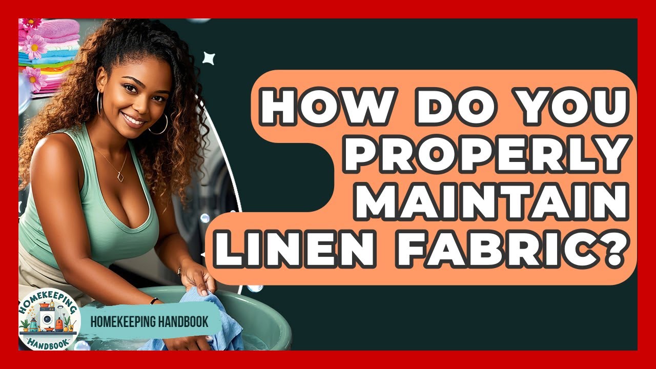 How Do You Properly Maintain Linen Fabric? - Homekeeping Handbook