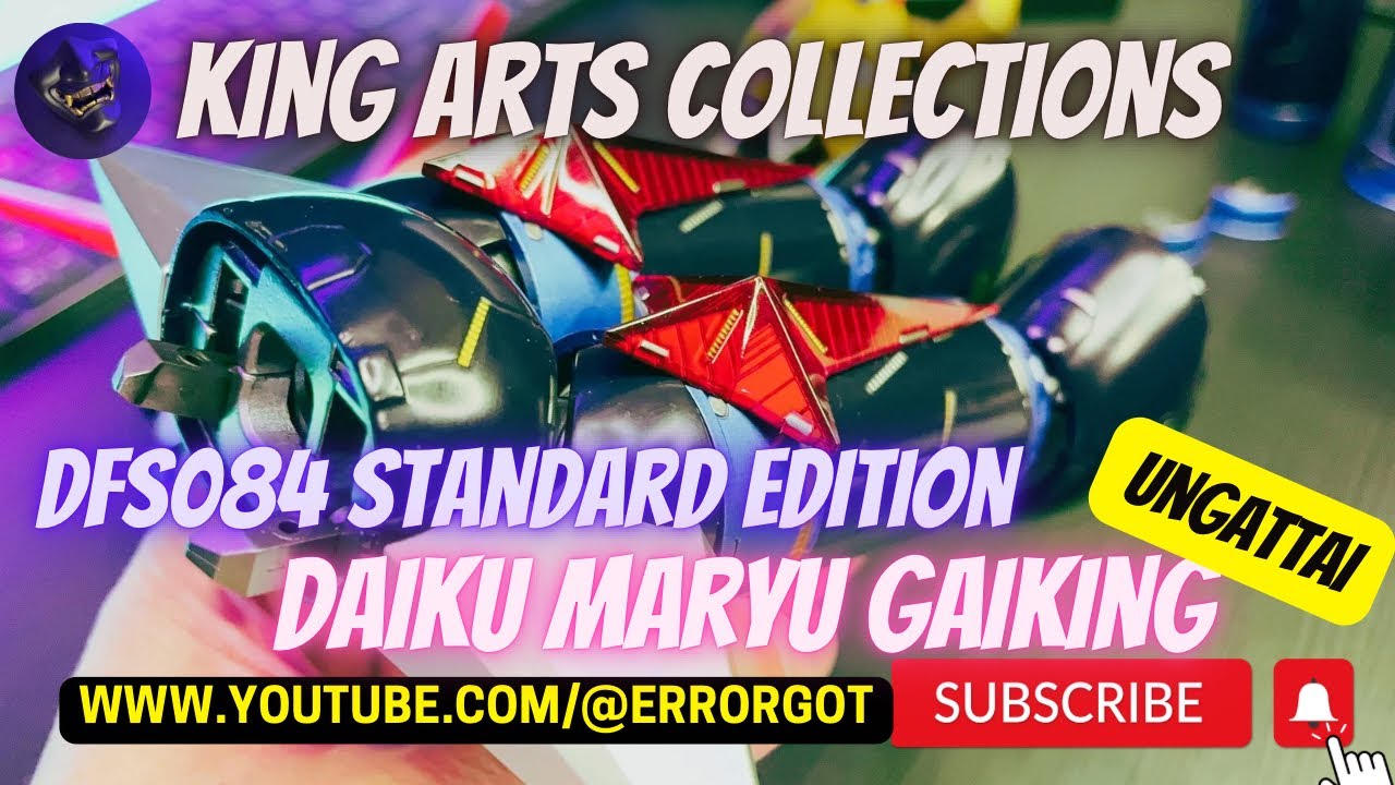 King Arts DFS084 Ungattai with ErrorGOT, Step By Step #chogokin #superrobotwars #actionfigures