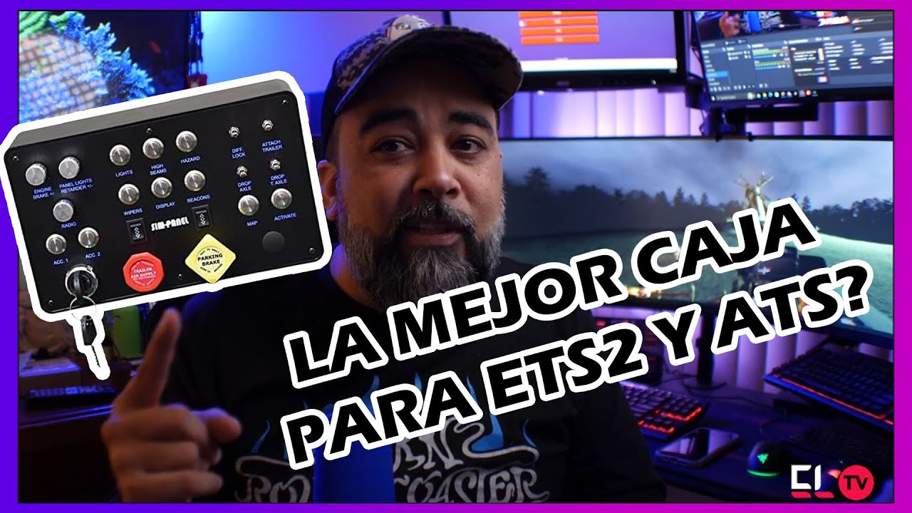 BOTONERA SIM-PANEL PARA AMERICAN TRUCK SIMULATOR O EUROTRUCK SIMULATOR