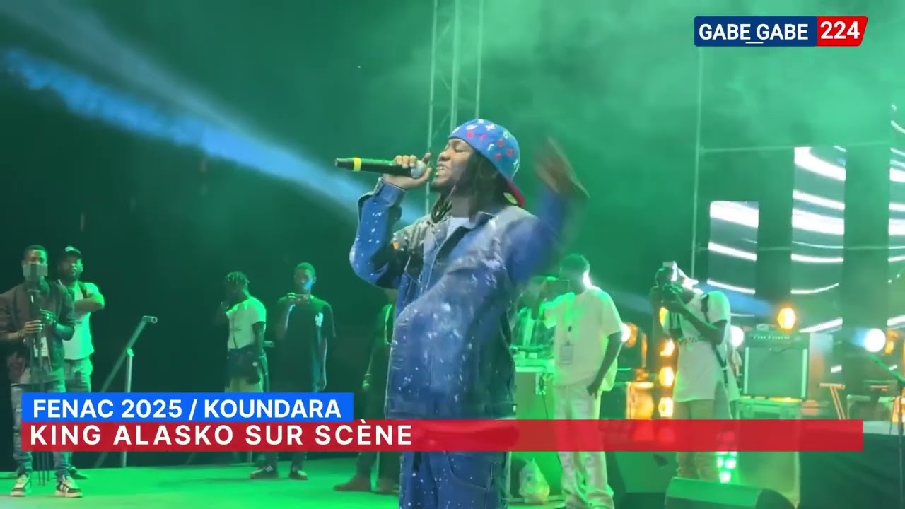 Sur la scène du FENAC, King Alasko met le feu avec son hit Cadena