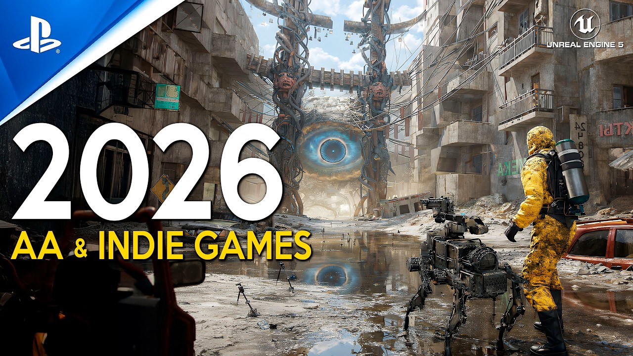 TOP 50 Amazing Upcoming AA and Indie Games of 2026 and 2027