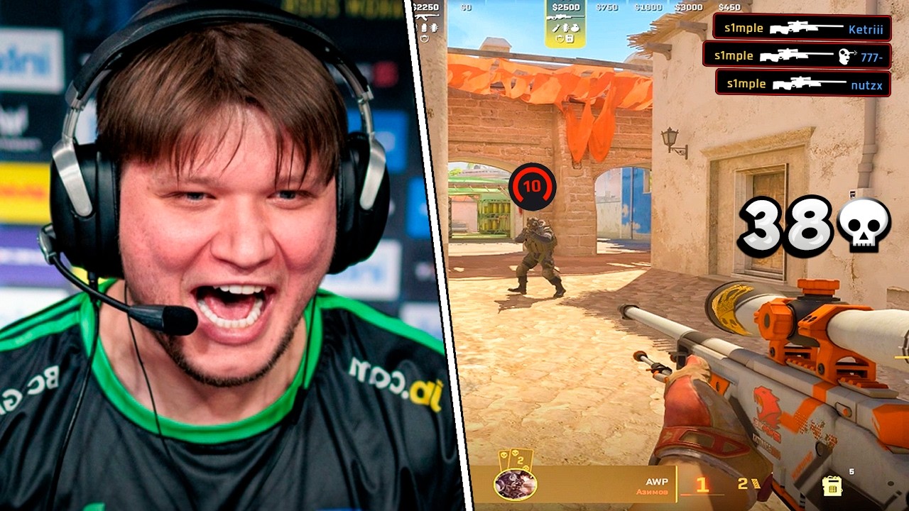 S1MPLE ИГРАЕТ ТЯЖЕЛУЮ ИГРУ НА ФЕЙСИТЕ!! S1MPLE ДЕЛАЕТ 38 ФРАГОВ И ТАЩИТ КАТКУ!! CS2