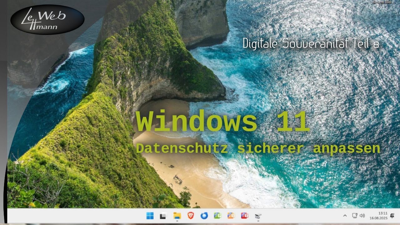 Windows 11 datenschutzsicher machen  - Digitale Souveränität #08
