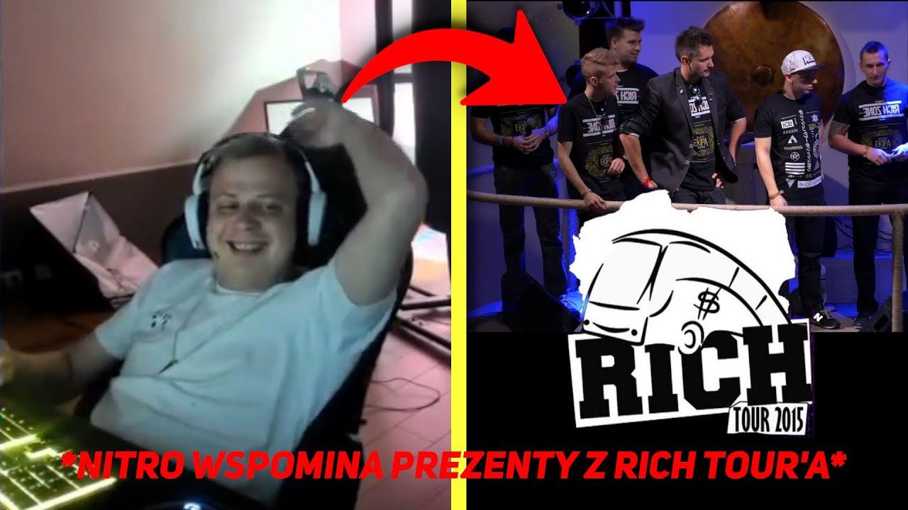 NITRO O NAJZABAWNIEJSZYM PREZENCIE Z RICH TOUR'A *miał po nim przypał*