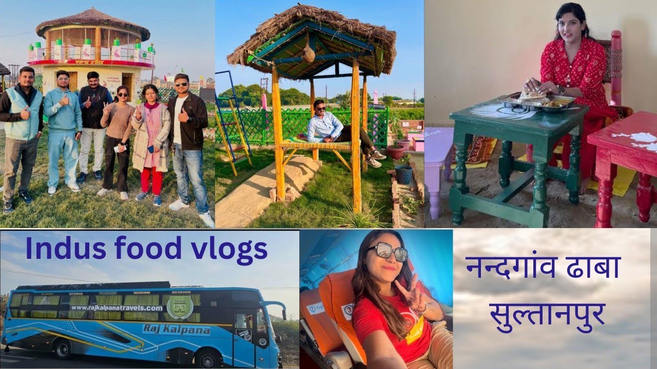 Nandgav Dhaba: Authentic Desi Food in Sultanpur 🛣️ Perfect Highway Stop 🚗 Eating at Nandgav Dhaba