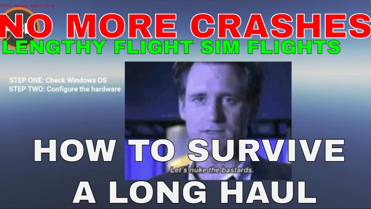 Flight Simulator | How to survive a long haul flight | NO CTD
