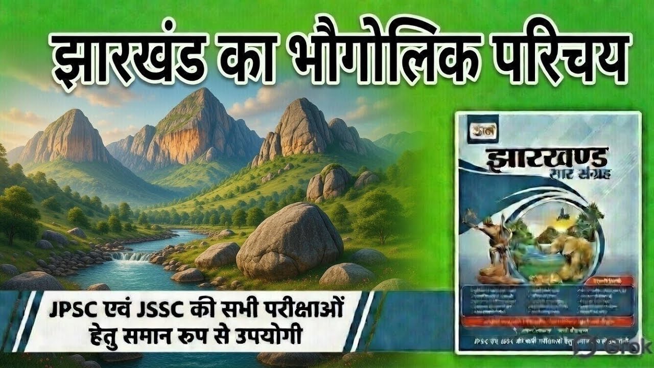 झारखंड का भौगोलिक परिचय ||उड़ान सार संग्रह|| (11th एडिशन) FOR JPSC, JSSC AND OTHER EXAMS 