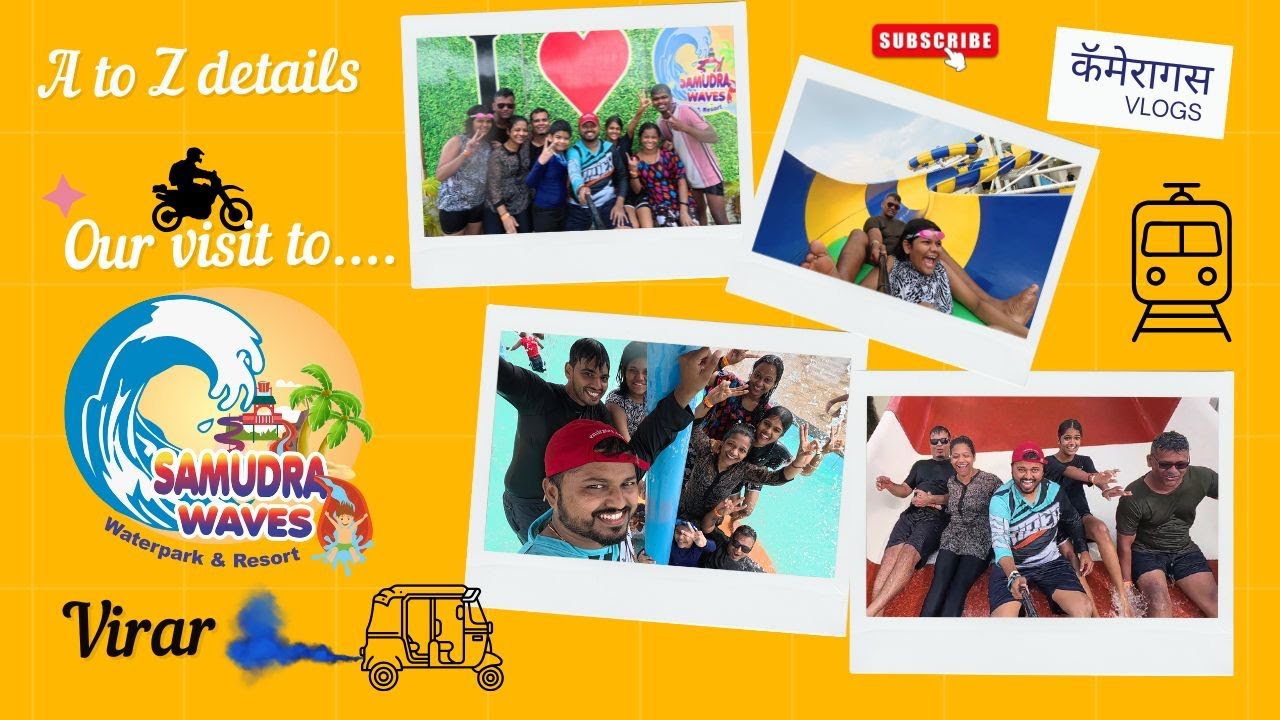 Samudra Waves Virar FULL Tour | Wave Pool Levels, Food, Timing & Vada Pav Evening Snack!