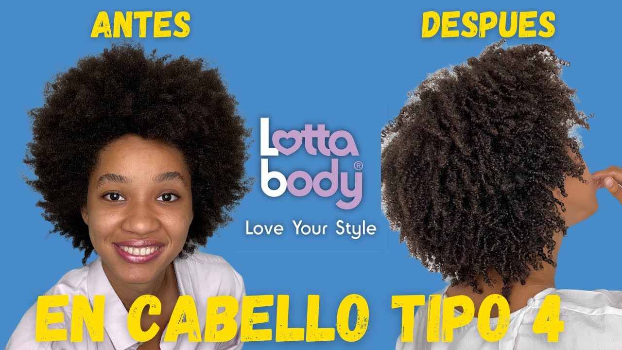 Primera impresión de lotta body en cabello afro| crespo |rizado