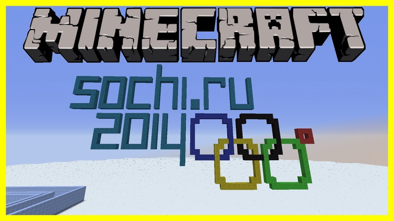 Minecraft: Sochi 2014 Winter Olympic Games! Luge, Speed Skating, and more!
