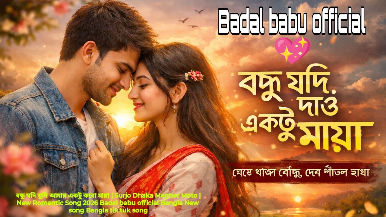  বন্ধু যদি তুমি আমায় একটু করো মায়া 💔 | Heart Touching Sad Song 2026 | Viral Bangla Song