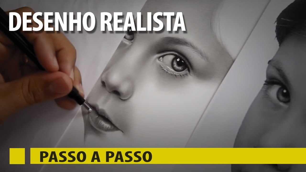 DESENHANDO UM ROSTO REALISTA - PASSO A PASSO