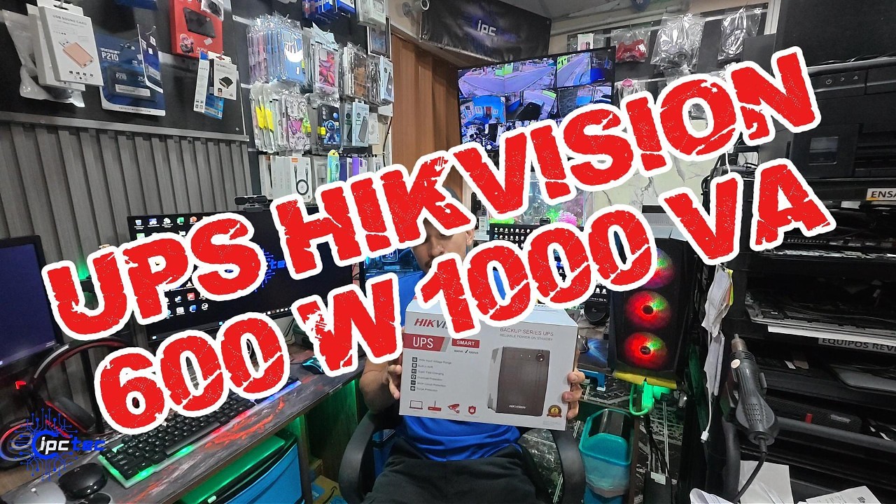UPS HIKVISION 600 W 1000 VA