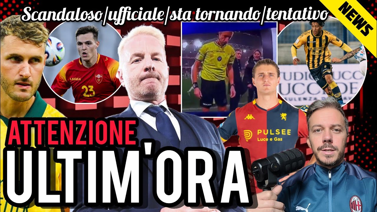 🚨SCANDALOSO✅UFFICIALE👀STA TORNANDO🔥FORCING DI TARE😡ACCUSE SOLO AL MILAN😔LO PERDIAMO⌛CI SIAMO QUASI!