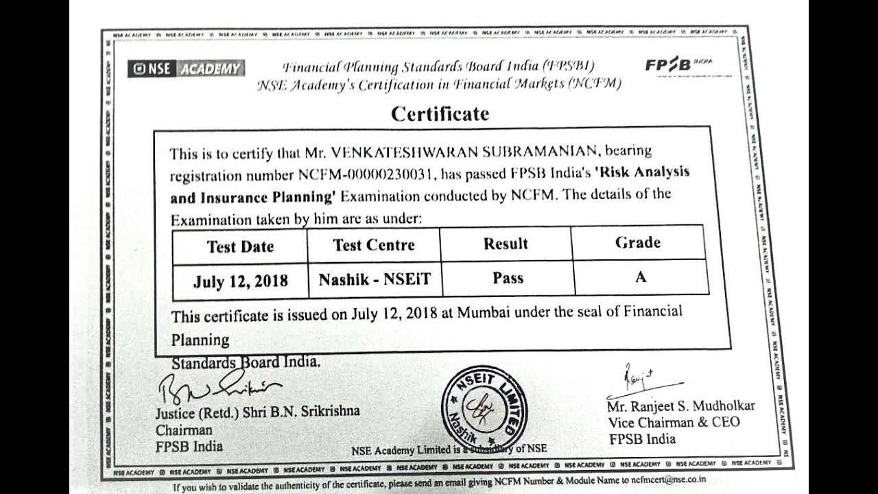 A gr (81%) in RAIP Module Exam 1st Attempt with help of Practical CFP VIDEO LEARNING Coaching WS