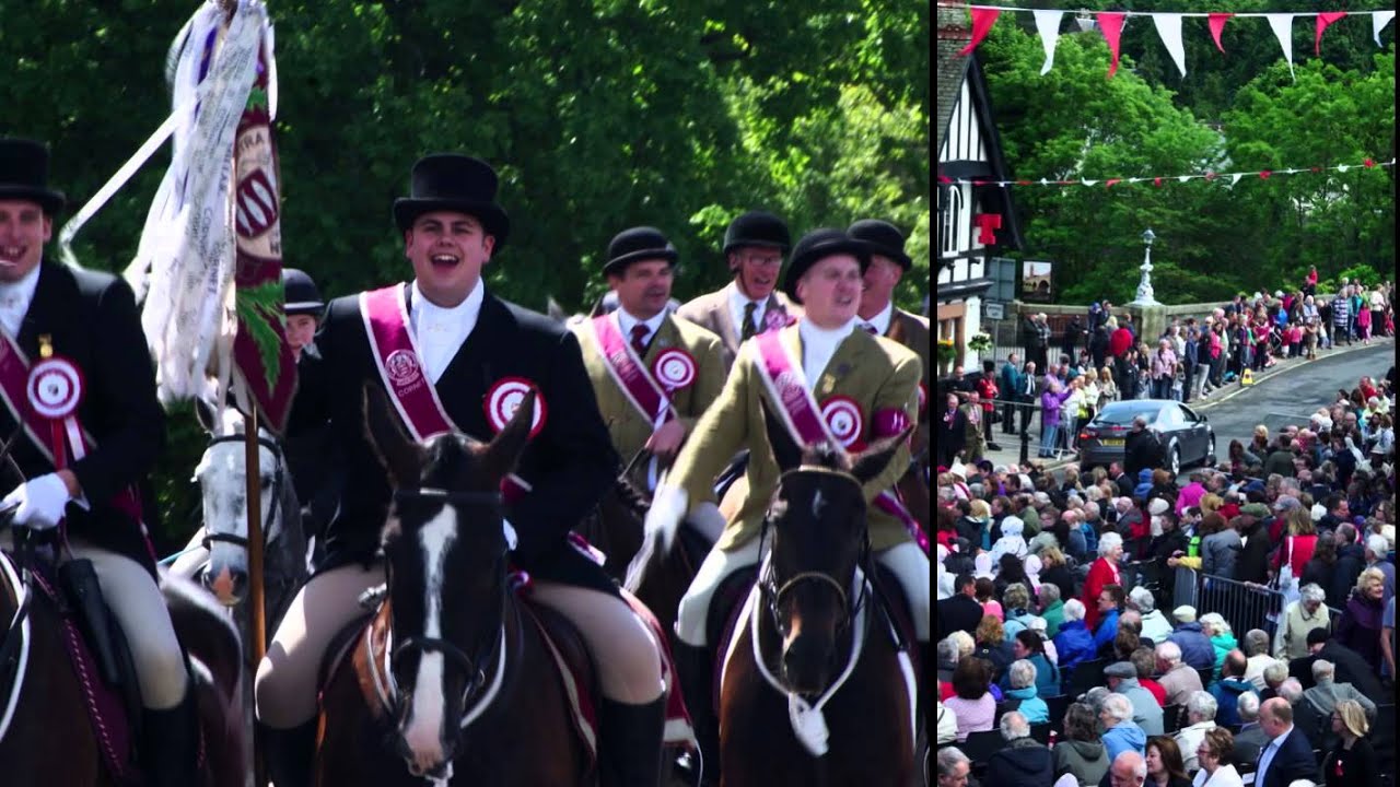 Peebles Beltane 2013 - Crowning the Queen and Grand Procession