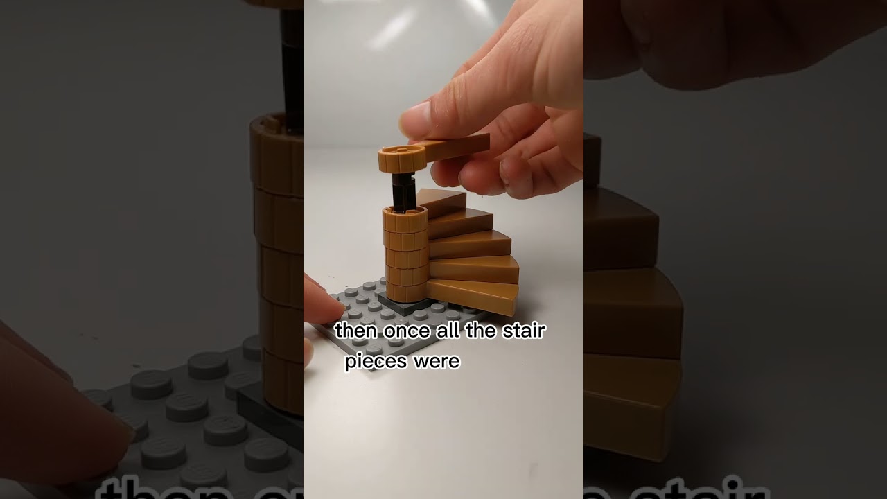 LEGO Spiral Staircase #shorts #lego
