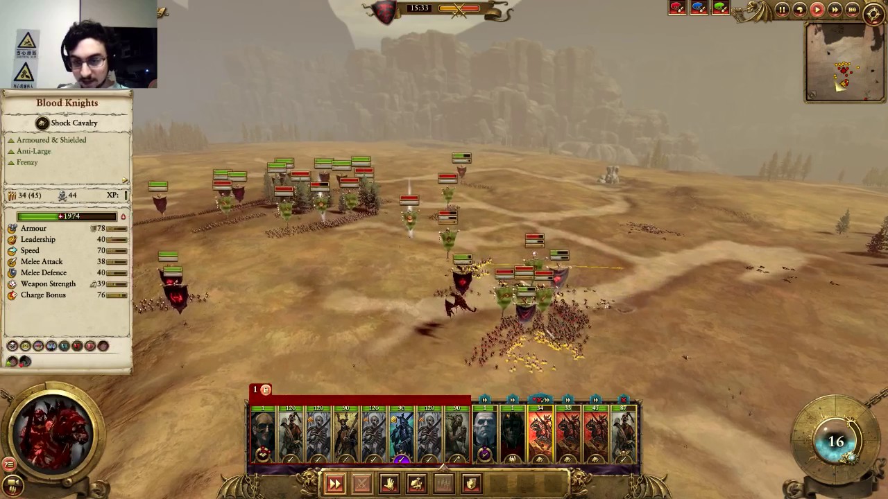 Total War: Warhammer Live INTENSE Vampires vs Greenskins Online Ranked Multiplayer Battle
