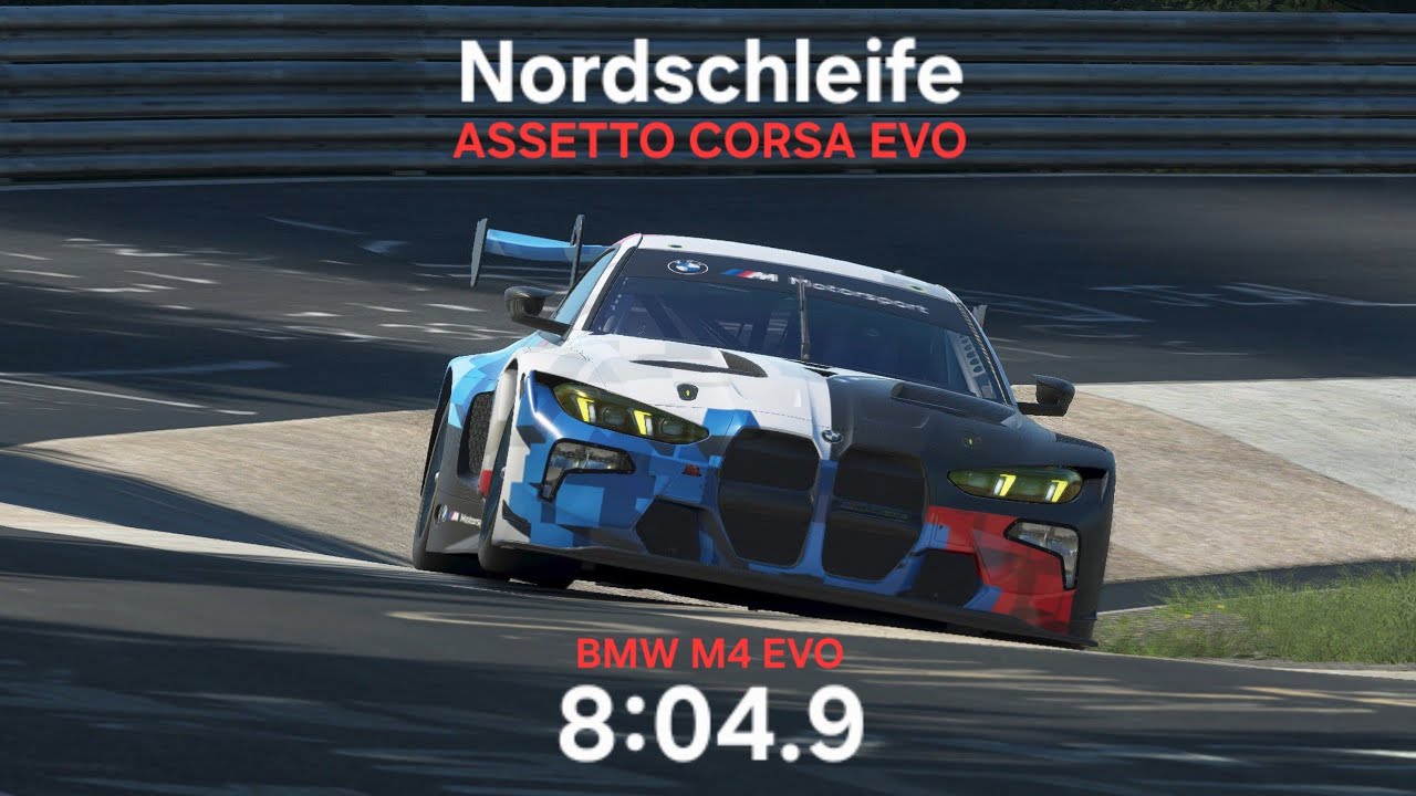 Nordschleife BMW M4 EVO - 8:04.9 - Assetto Corsa EVO