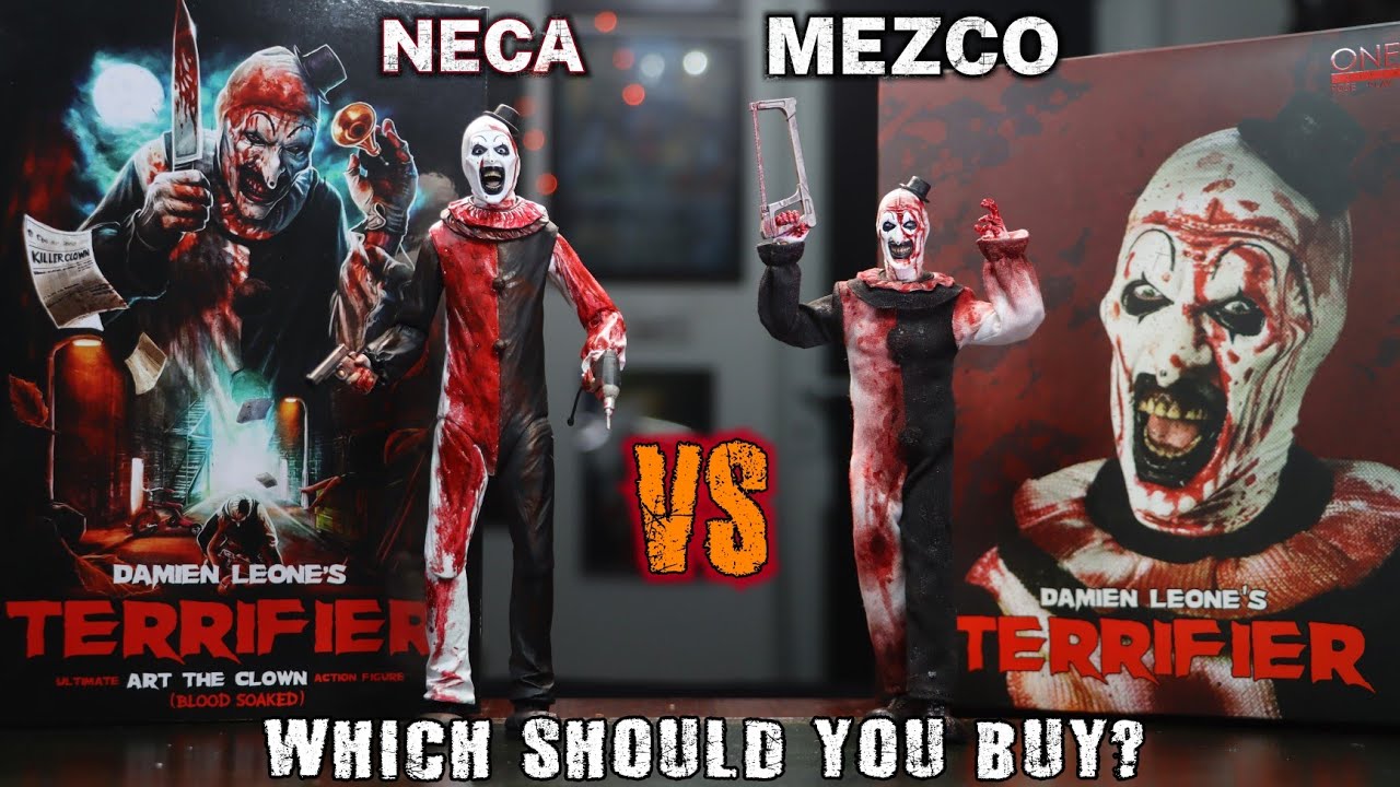 TERRIFIER NECA VS MEZCO. КАКУЮ ФИГУРКУ КЛОУНА СТОИТ КУПИТЬ?