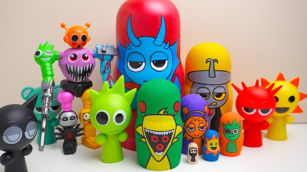 [🧸toy asmr🧸] Sprunki Mini Figure Unboxing 🎁 | Satisfying Model Assembly | No Talking