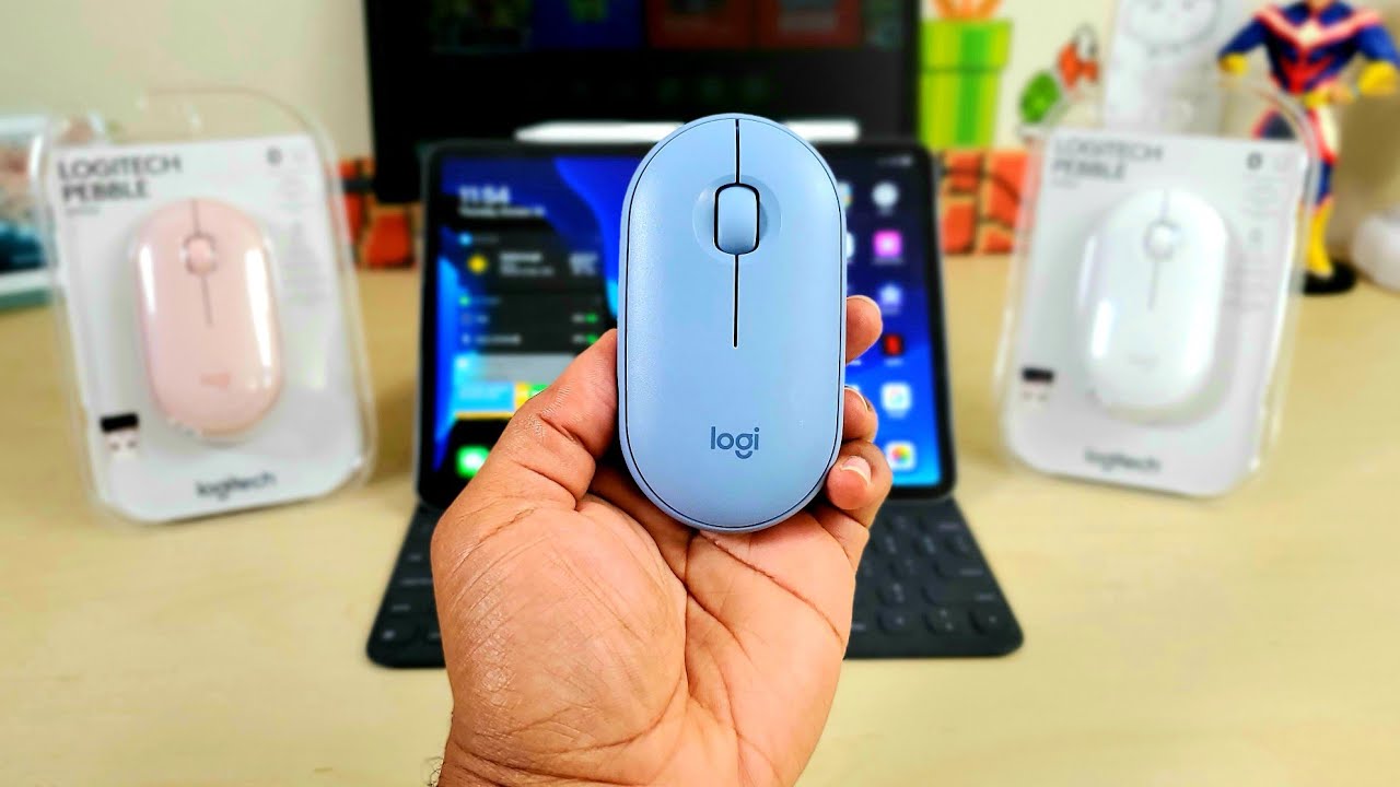 iPad Pro 11 Meet the Logitech Pebble M350: Slim, Sleek, Convenient...
