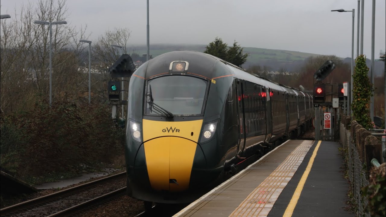 Class 800 departing Cardiff Central #train #railway 