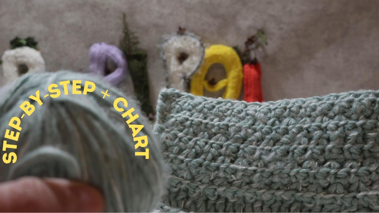 This Crochet Stitch Works Up Beautifully ✨ Easy + Chart