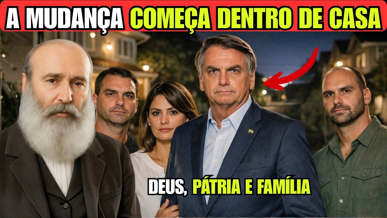 A MUDANÇA COMEÇA DENTRO DE CASA! DEUS, PÁTRIA E FAMÍLIA! PSICOGRAFIA BEZERRA DE MENZES