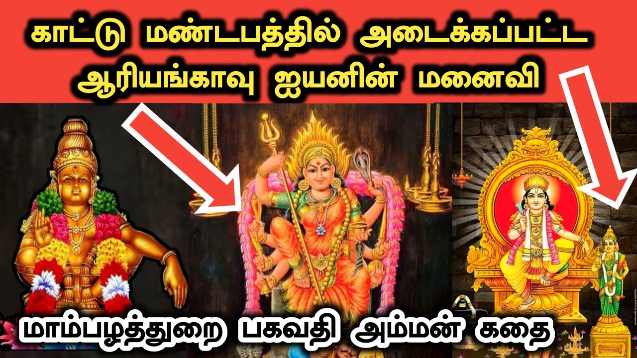ஆரியங்காவு சாஸ்தா ஏன் தன் மனைவியை நடுக்காட்டு மண்டபத்தில் அடைத்தார்? மாம்பழத்துறை பகவதி அம்மன் கதை